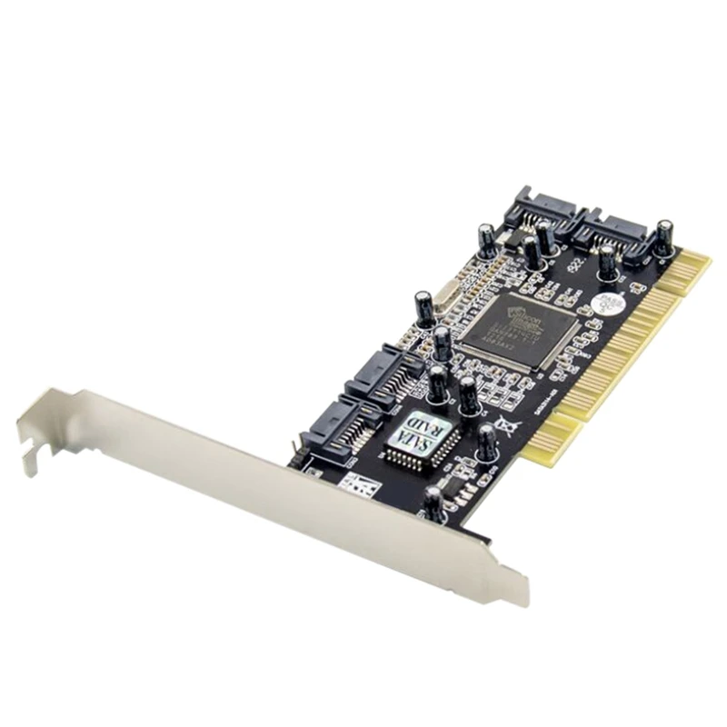 

3114 Sata Pci 4-Port Expansion Card Sata Controller Pci Raid Card Pci to Sata Adapter Card Suitable for Desktop/Computer