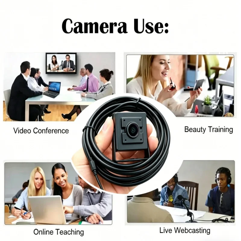 Модуль камеры 5 МП 2K с автофокусом CMOS OV5693, USB UVC Plug & Play, веб-камера для ПК, совместимая с Creality Falcon 2, Xtool, Lightburn (art.: 3920da56bee49) - 3920da56bee49