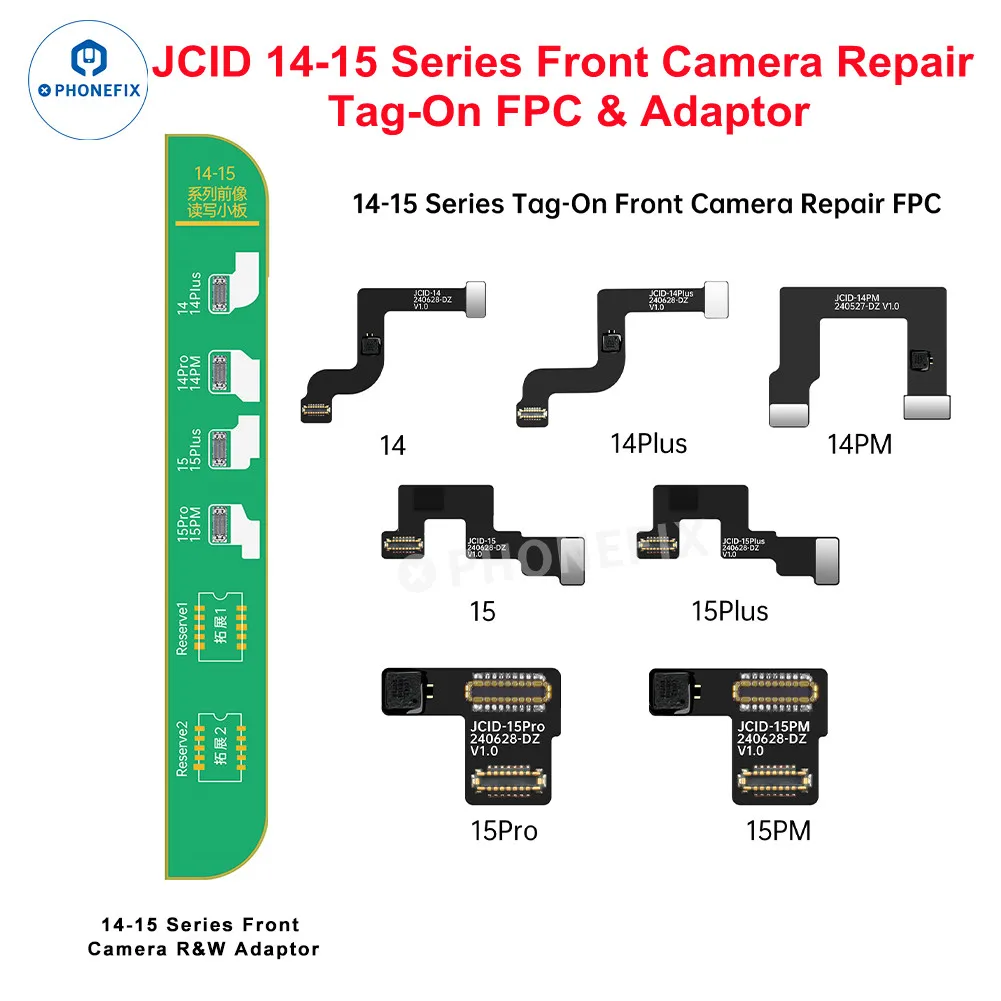 JCID V1SPRO V1SE гибкий кабель для ремонта передней камеры iPhone 14 -15 Pro Max