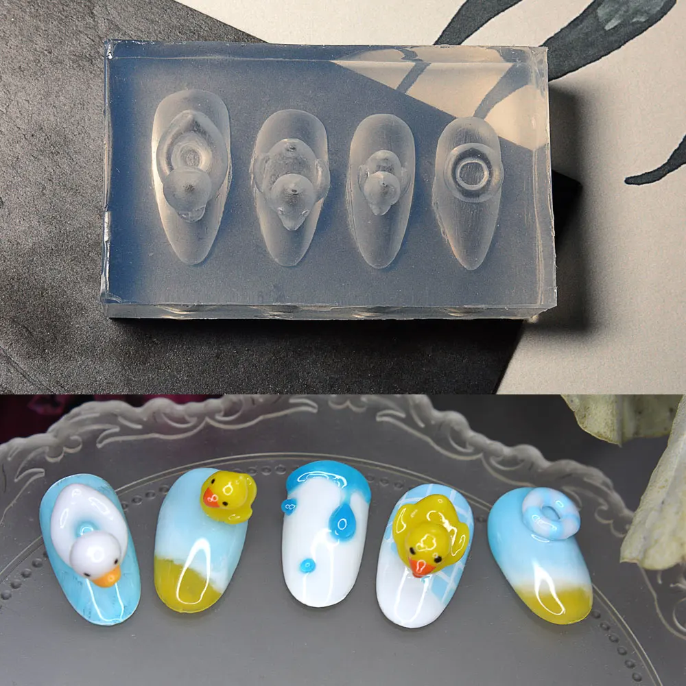 

1 шт., 3D акриловая Форма для ногтей
