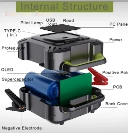 18000F 4000A/3000F 1500A ток 12 В автомобильный стартер супер конденсатор аварийный запуск
