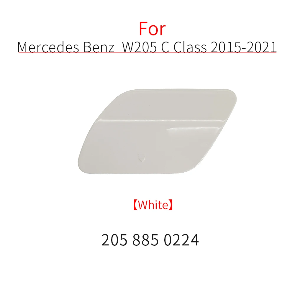 

Для Mercedes W205 автомобильный задний бампер фаркоп крышка черный белый для Benz C Class C180 C200 C220 C250 C300 2058850224 2015-2021
