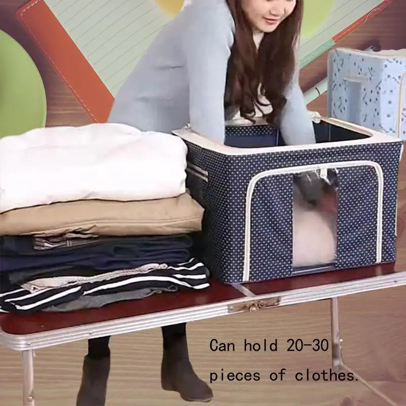 

Ultimate Storage Solution: Large Capacity Folding Oxford Fabric Storage Box