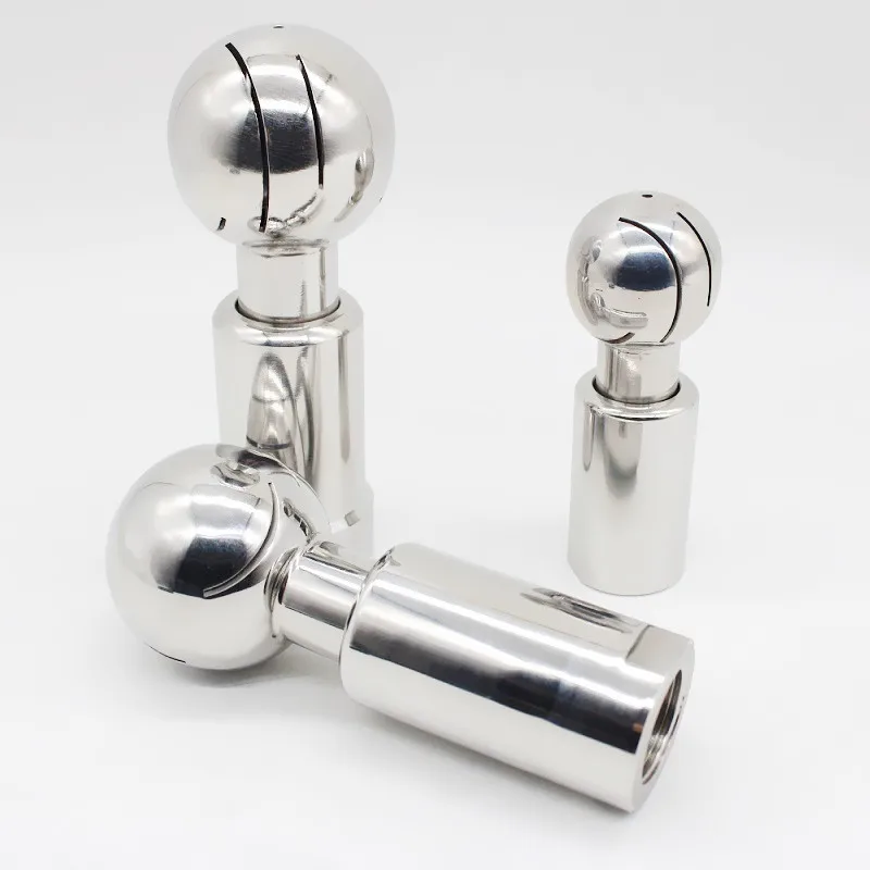 DN32 --- DN50 SS304 Вращающийся шарик-распылитель Санитарная внутренняя резьба CIP