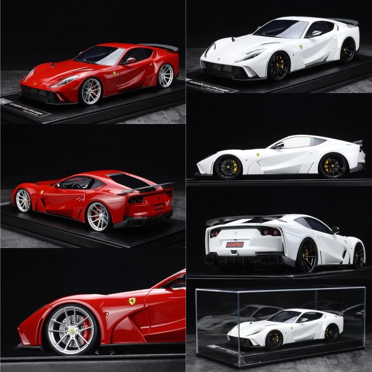 

IVY 1:18 For Novitec Ferrari 812 N-Largo Limited Edition Resin Metal Model Ornament Toy Birthday Gift