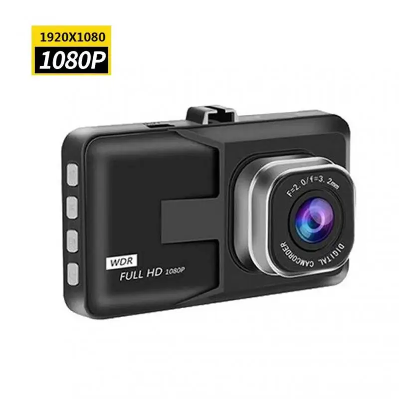 

Full HD 1080P DVR/видеорегистратор, видеорегистратор для вождения автомобиля, видеорегистратор с 3-дюймовым циклической записью, ночным широким уг...