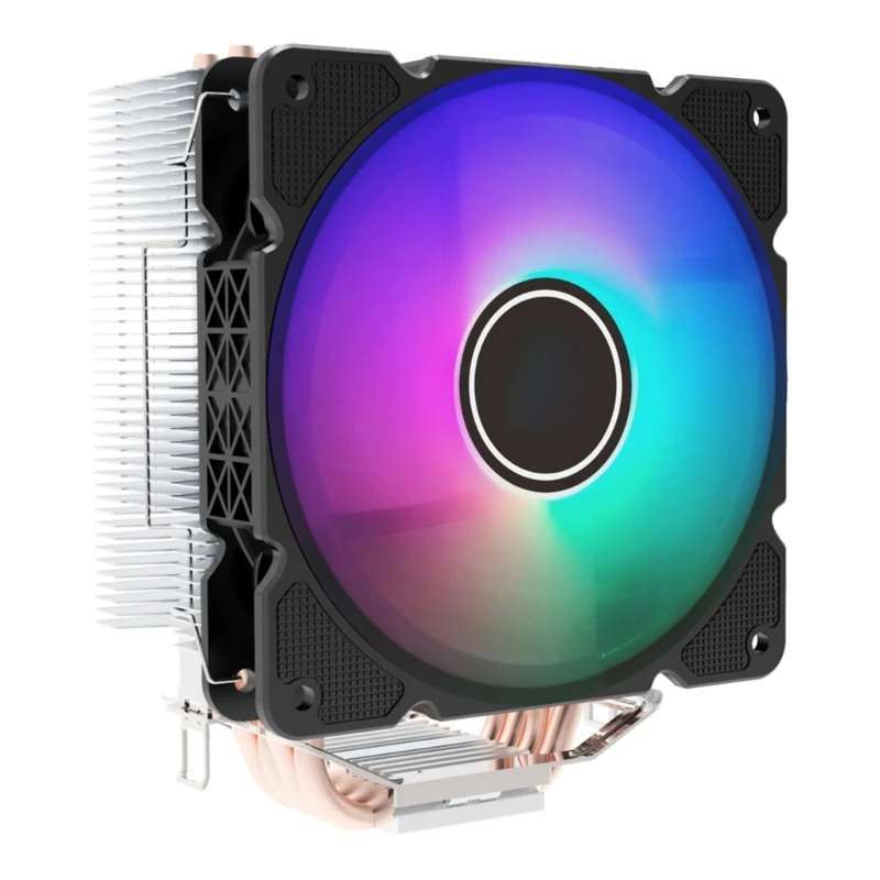 

RGB вентилятор радиатора CPU низкий кулер Pwm 4Pin 4 тепловые трубки для AMD754 939 AM2 + LGA775/1151/1150/1155