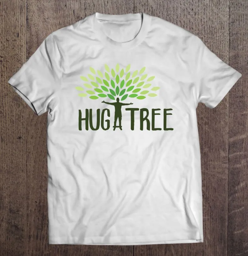 

Футболка мужская оверсайз с надписью «объятия дерева»