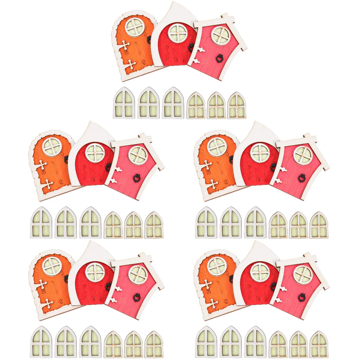 

Sets Of Garden Craft Fairy Door Luminous Tree Fairy Door House Decor