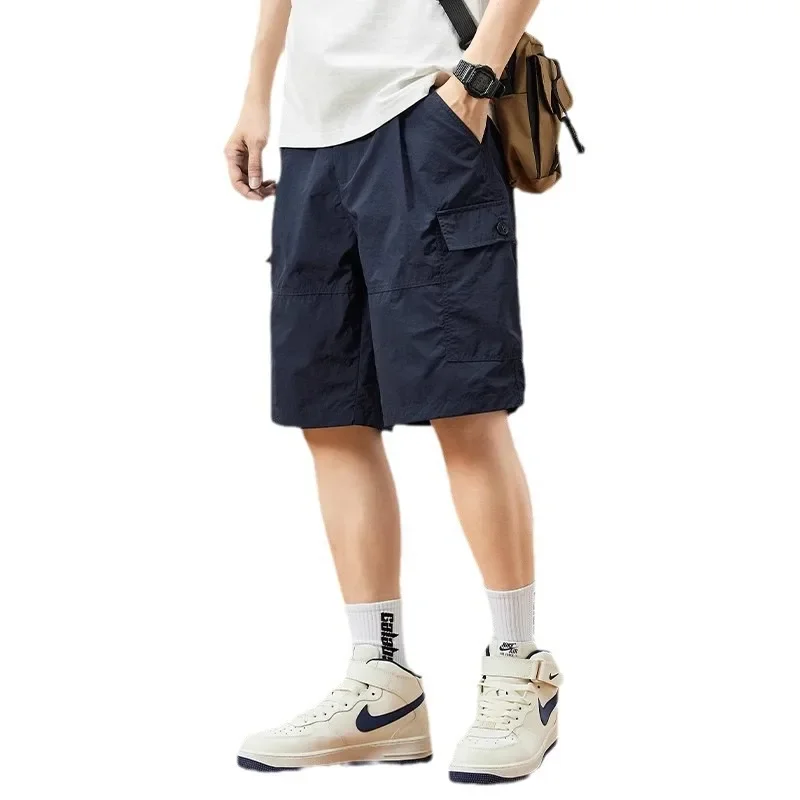 Модные брендовые мужские повседневные свободные рабочие шорты в американском