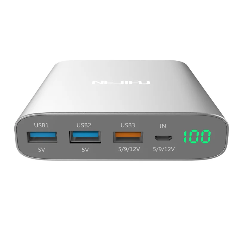 

Slim Fast Charging Powerbank 12000mAh QC 3.0 Power Bank