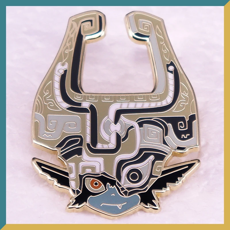 

The Legend of Zelda Kingdom Tears Twilight Kingdom Princess Midna Brooch Game Peripheral Badge Accessories Collection Toy Gift