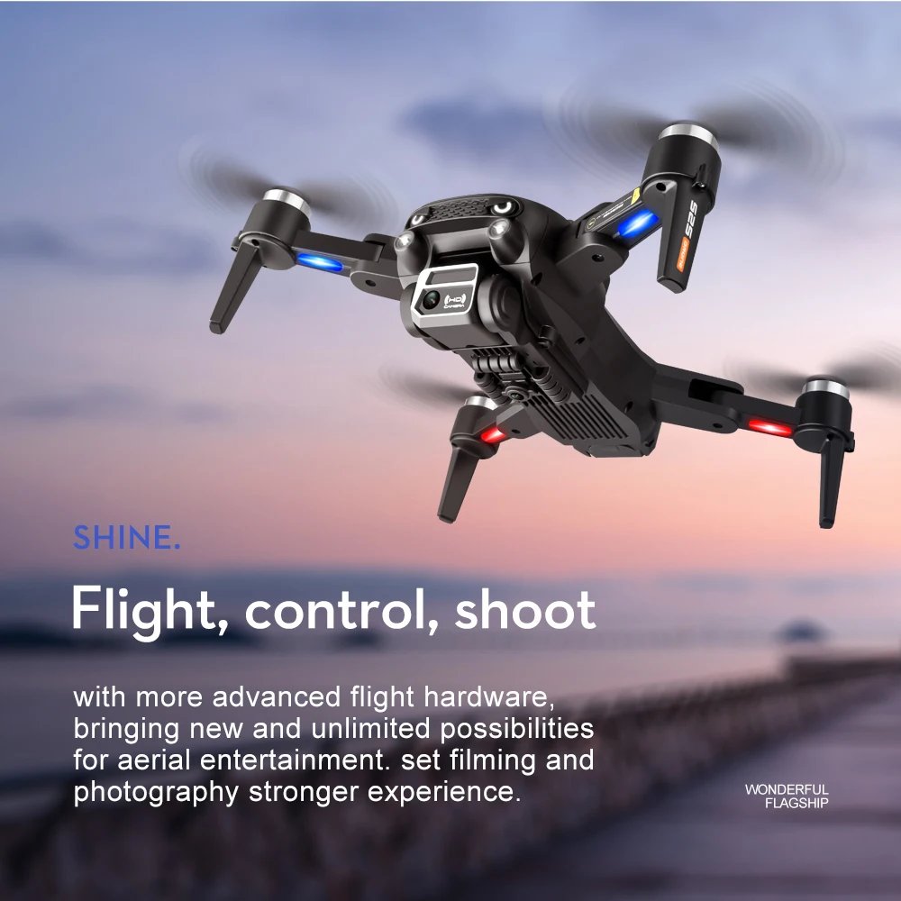 New S2S Mini Drone 4k Profesional 8K HD Camera Obstacle Avoidance Aerial Photography Brushless Foldable Quadcopter Flying 25Min images - 6