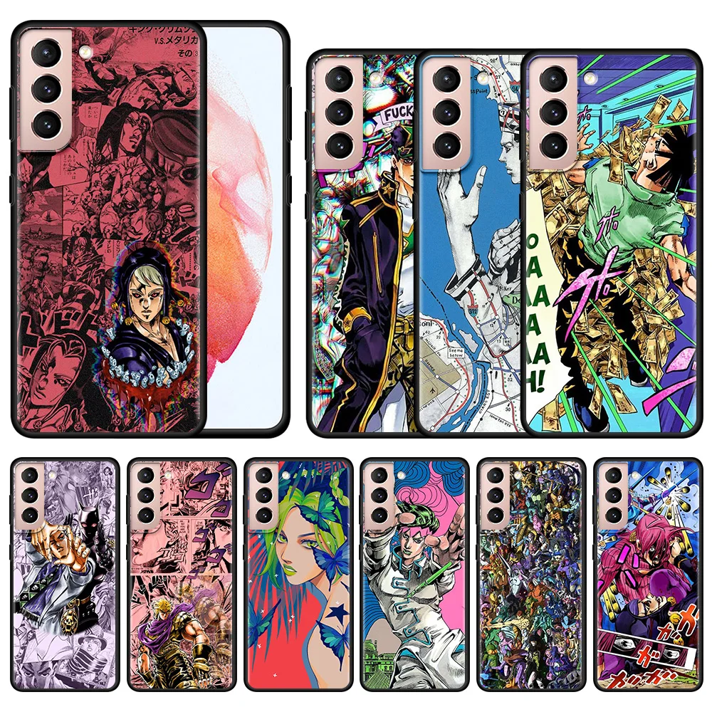 Силиконовые чехлы для Samsung Galaxy S21/S20/FE Plus/S10e/S21 Ultra аниме JoJo Killer JJ Note 20 10 Plus |