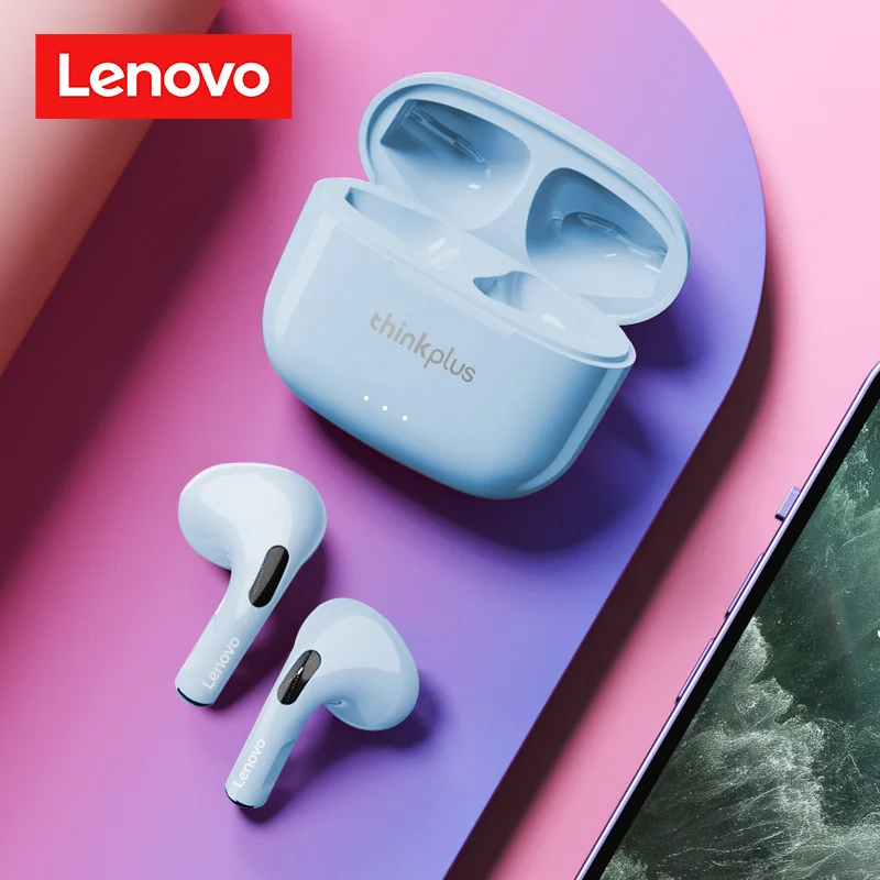 

Беспроводные наушники Lenovo LP40 II, Bluetooth 5,3, наушники-вкладыши с микрофоном, сенсорные наушники, гарнитура для геймеров с шумоподавлением