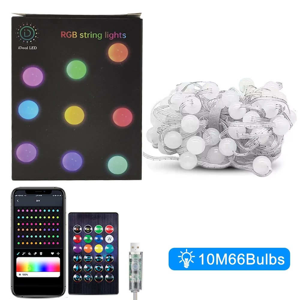 

RGB Светодиодная Гирлянда Newstyle 5М/10М