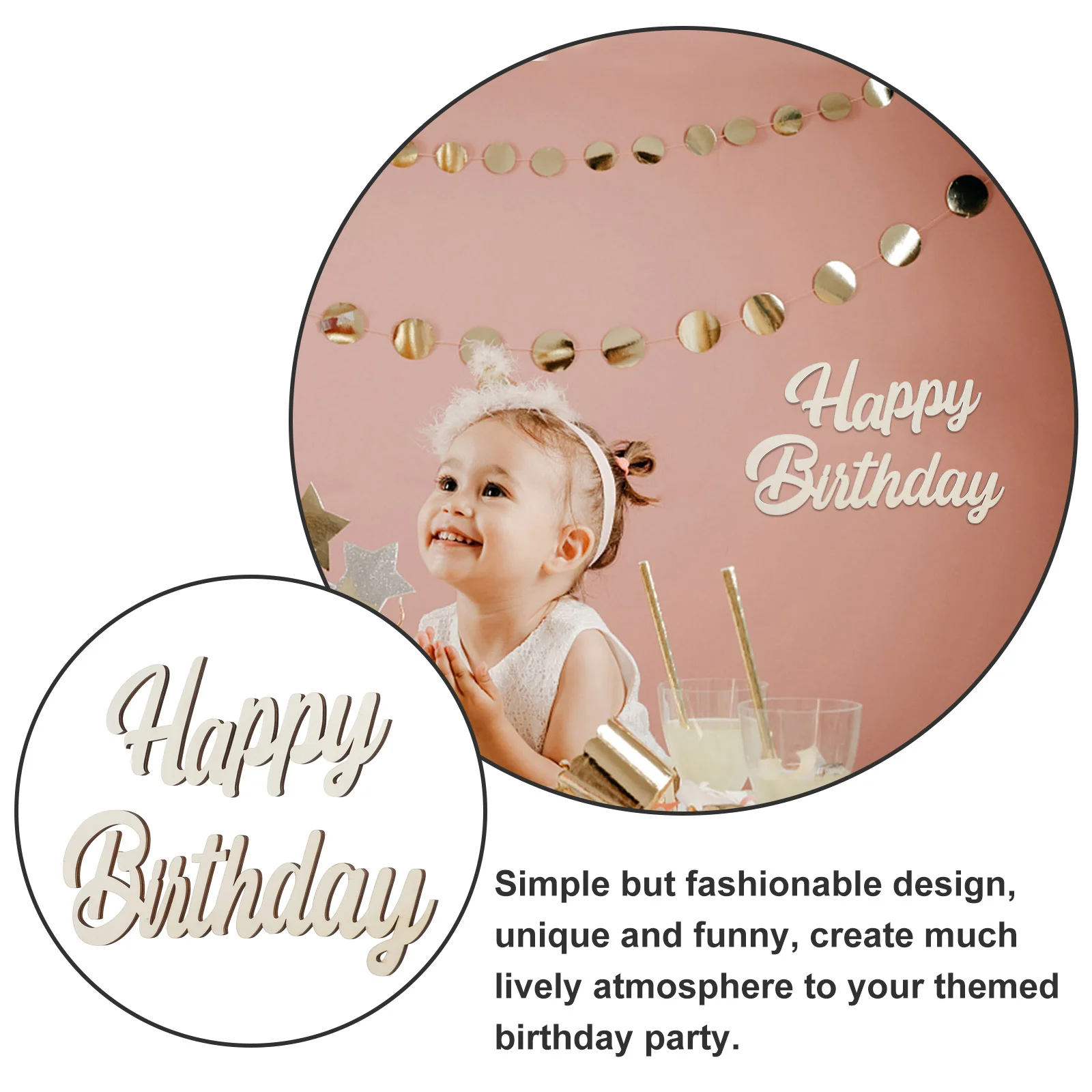 1 комплект деревянная табличка с днем рождения декор настенная подвесная вывеска