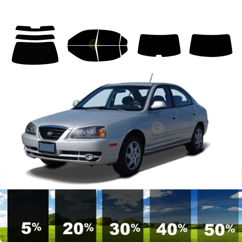 Предварительно вырезанная съемная тонировочная пленка для окон автомобиля 100%