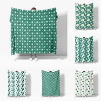 tree christmas decoration plaid green coraline blankets for beds stitch beach sofa cover chilren throw blanket for picnic travel