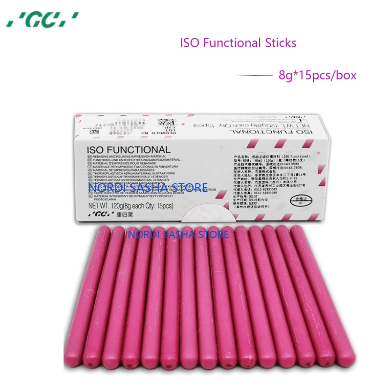 

Fuji GC Dental ISO FUNCTIONAL Compound Rebasing Relining Impression Material Denture False Teeth Individual Tray Edge Shap Wax