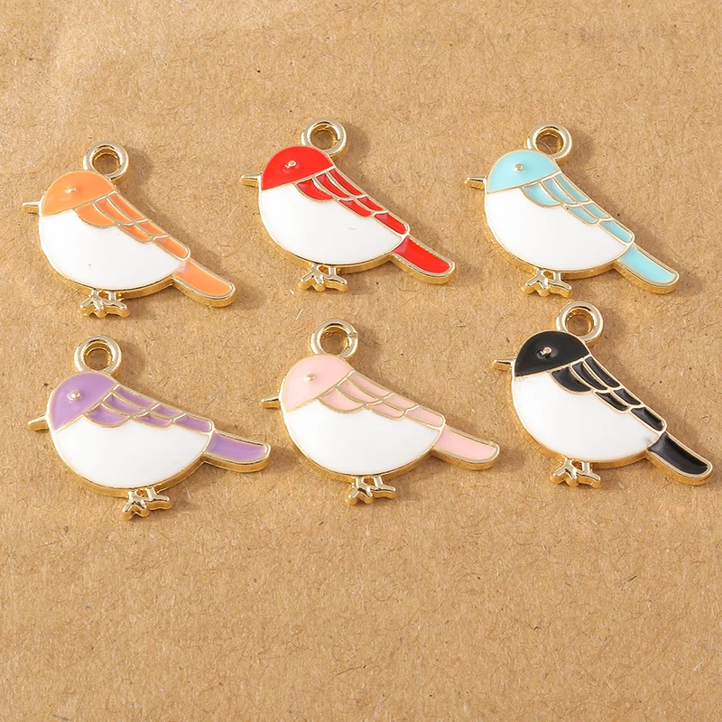 

10Pcs Cute Enamel Small Island Charms Pendants Making DIY Drop Earrings Necklaces Handmade Bracelets Jewelry Accessory
