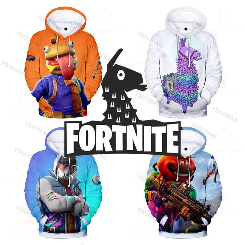 

Fortnite Battle Royale 3D Hoodie Sweatshirt Victory 6 To 19 Years Kids Teen Clothes Hero Streetwear Cartoon Boys Girls Tops
