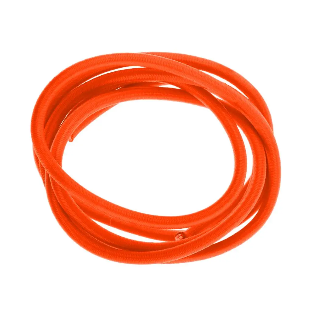 Эластичная веревка-банджи 5x4 мм морской шнур веревка для крыши 2 м оранжевая