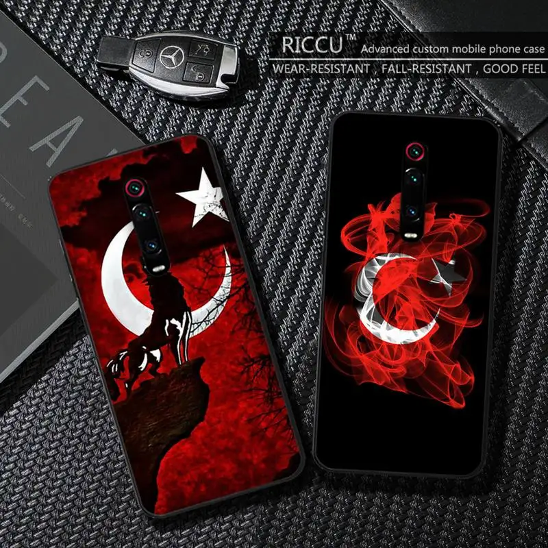 Флаг Турции с изображением волка для RedMi K30 K20 pro 9 8 7 6 9A 8A 7A 6A GO 4X S2 6pro 5 5plus чехлы