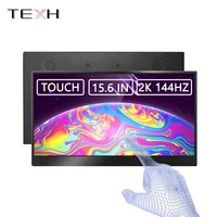 15 6%e2%80%98%e2%80%99 2k 144hz touch screen portable monitor 100srgb hdr ips freesync hdmi type c touching panel ps4 5 gamer laptop pc gaming