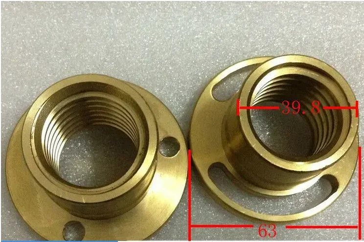 Fresadora Machine Tools Acessórios продольный аккумулятор porca do eixo Y peças moinho novo 2шт.