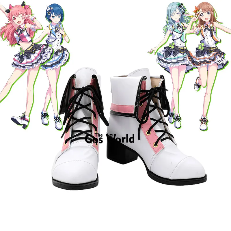 Цветные сценические ботинки Project Sekai для маскарада аниме Косплея |