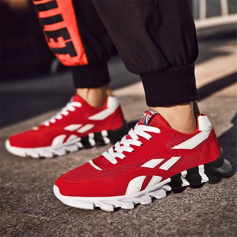 2022 New Men's Lightweight Running Shoes Outdoor Comfortable Breathable Sneakers Casual High Quality Leather Mixed Colors