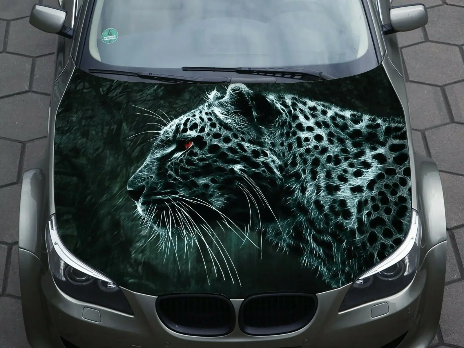 

Leopard Car Hood Wrap Decal Vinyl Sticker Full Color Graphic Fit Any Car