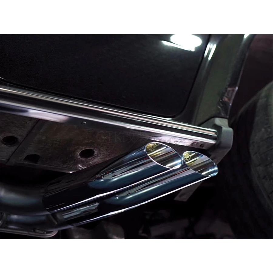 G WAGON W463A W464 G63 G500 BA стильная выхлопная система для G63/G500 серебристый