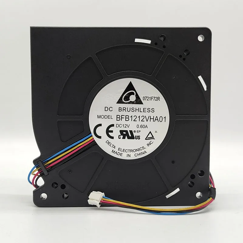 Оригинальный 4-проводной центробежный турбинный вентилятор BFB1212VHA01 12 в 120 А 120*32 мм