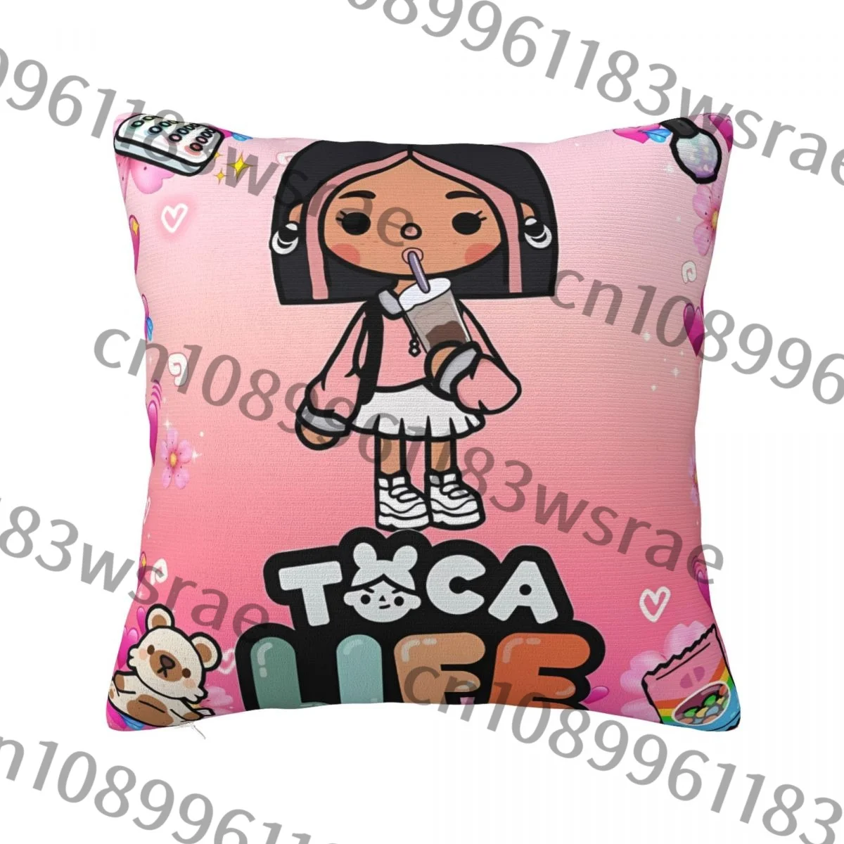 Подушка 2024 дюймов для команды Toca бока с целями и жизненными историями