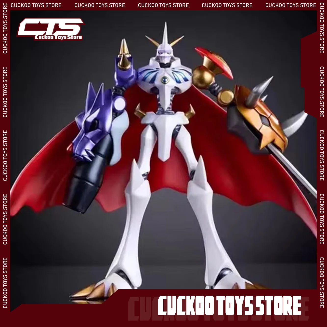 Digimon Adventure Аниме Фигурка Omegamon Dukemon Фигурки 17 см Модель Статуя Кукла Коллекция