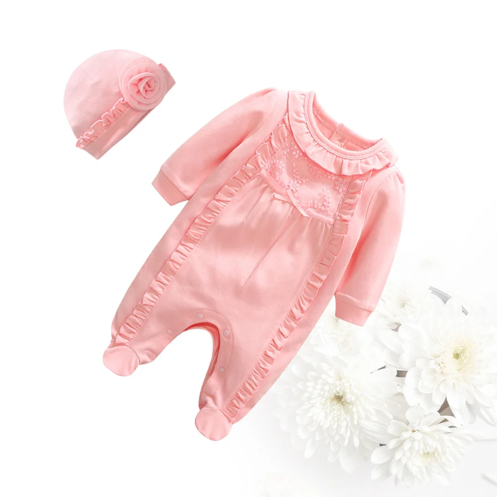 

2 Pcs Jumpsuit Jumpsuits Newborn Girls Spring Baby Summer Cartoon Child Bodysuits