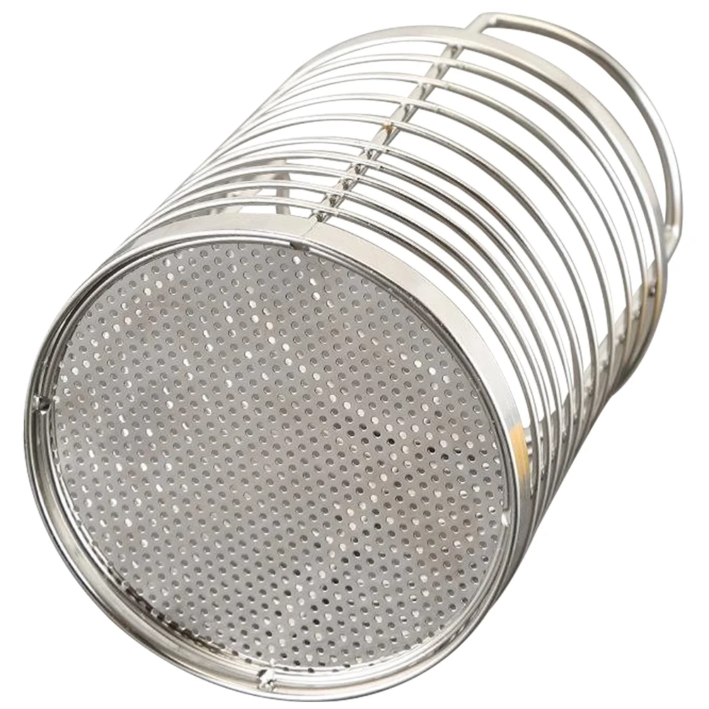 

Stainless Steel Utensil Holder Chopstick Organizer Rotatable Tableware Draining Desktop Party Container