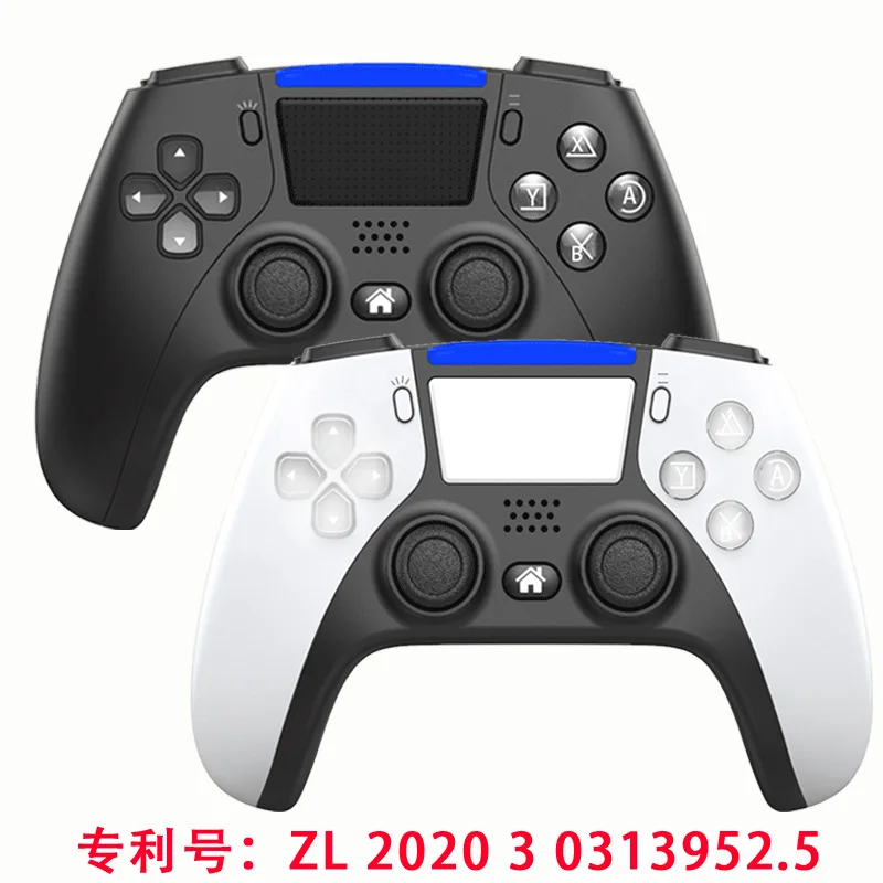 

Wireless Gamepad 4.0 Bluetooth Vibration Touch Screen PS4 Handle Back Extension Key White Black Color for Playstation 4