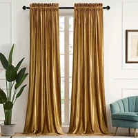 luxury gold velvet curtain for the bedroom living room the curtains drapes home decor on the window door custome size