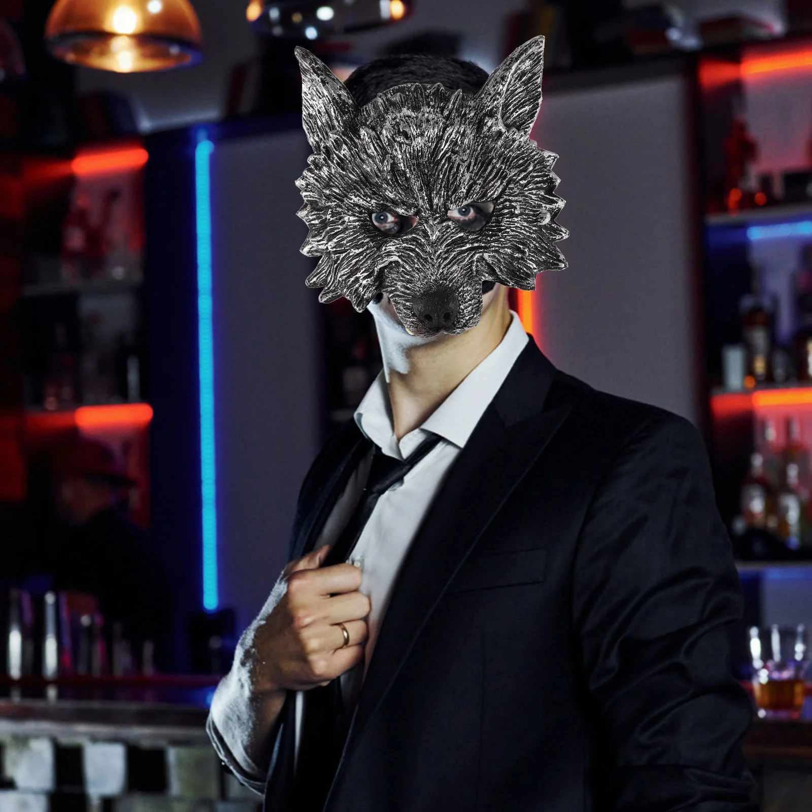 1 комплект практичных перчаток для Хэллоуина комбинированная маска оборотня