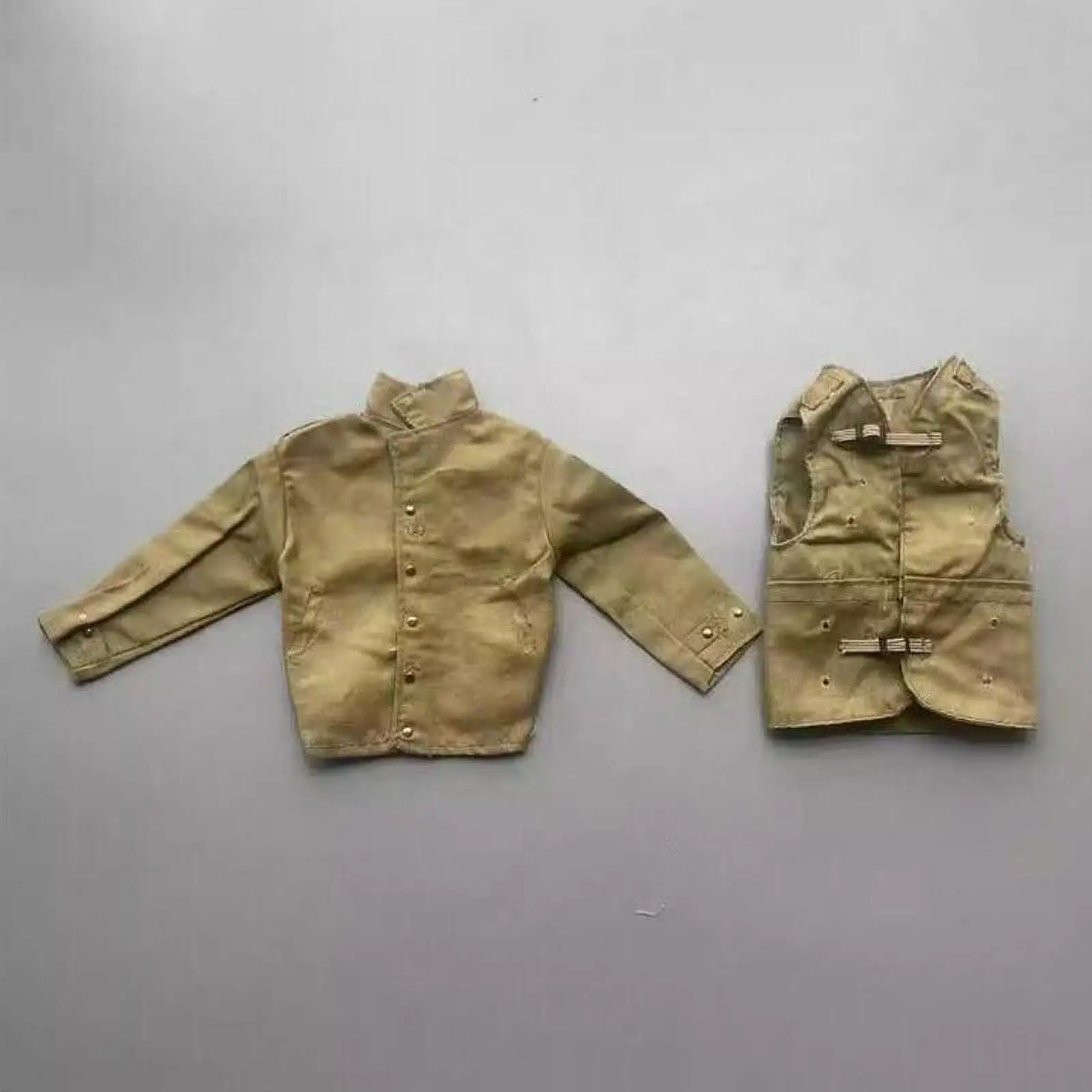 2x1/6 мужская фигурка куртка и жилет миниатюрная одежда кукольная ручной работы