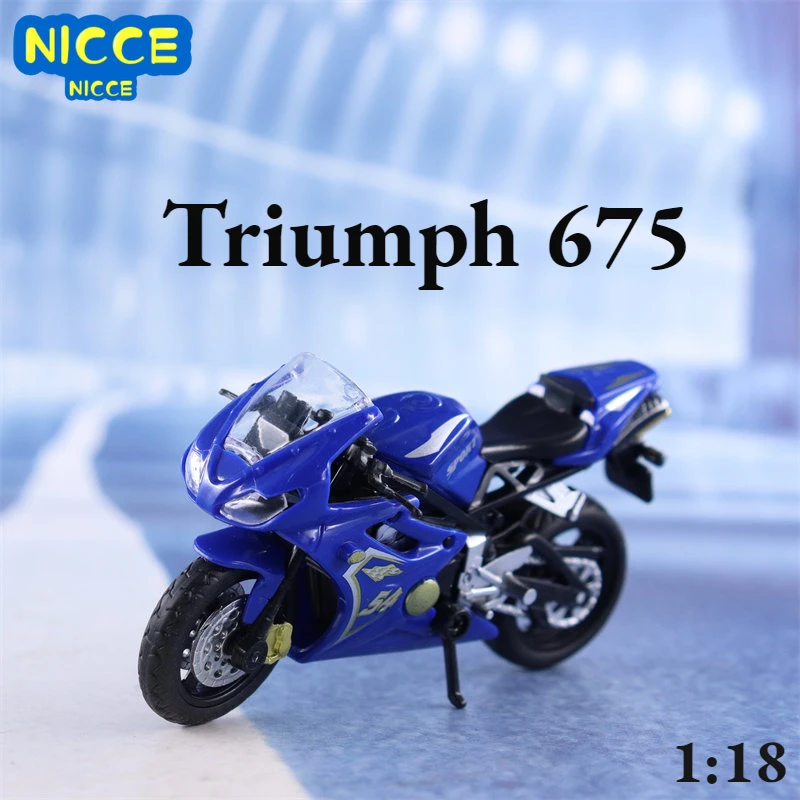 

Nicce 1:18 Triumph 675 Magic Finger Alloy Motorcycle Model Vehicles Collectible Hobbies Motorcycle Boy Model Toys