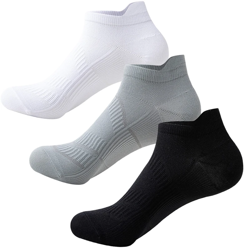 5Pairs Men's Business Breathable Soft Socks for Men Casual Sport Low Cut Ankle Sock Unisex Solid Color Short Socken Calcetines