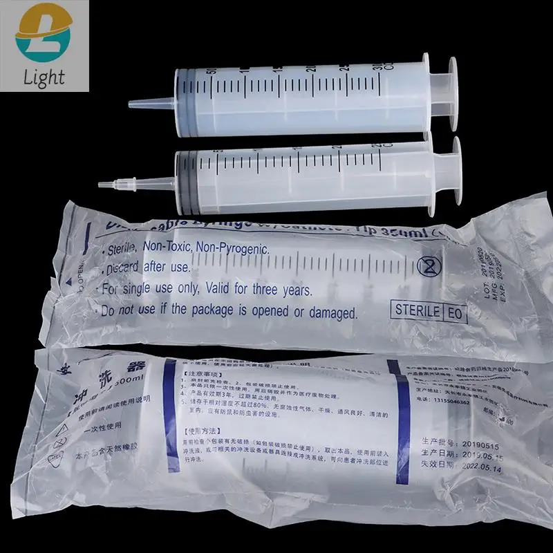 

1PC High-capacity Syringes Disposable Nutrient Sterile Hydroponics Feeding Syringe 250ml,300ml,350ml,500ml