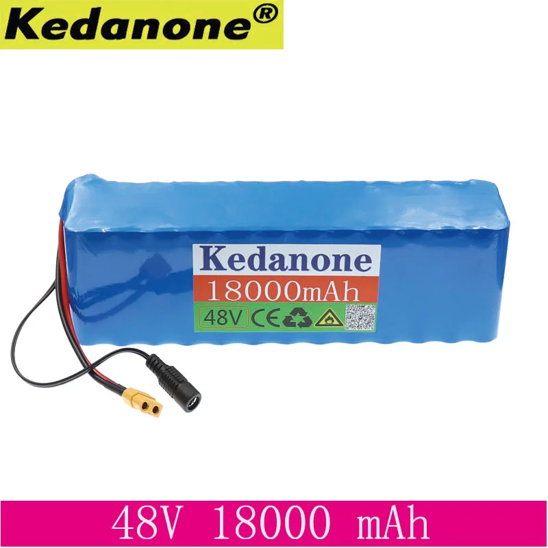 

Kedanone 48V 18ah 13s3p High Power 18650 Battery Electric Vehicle Electric Motorcycle DIY Battery BMS Protection XT60
