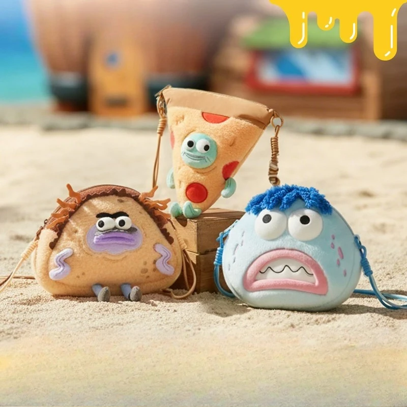 Фото Сумка-кроссбоди «СpongeBob SquarePants Bikini Bottom Buddies», милая мультяшная сумка через плечо, маленький кошелек для телефона, повседневная дорожная сумка №1
