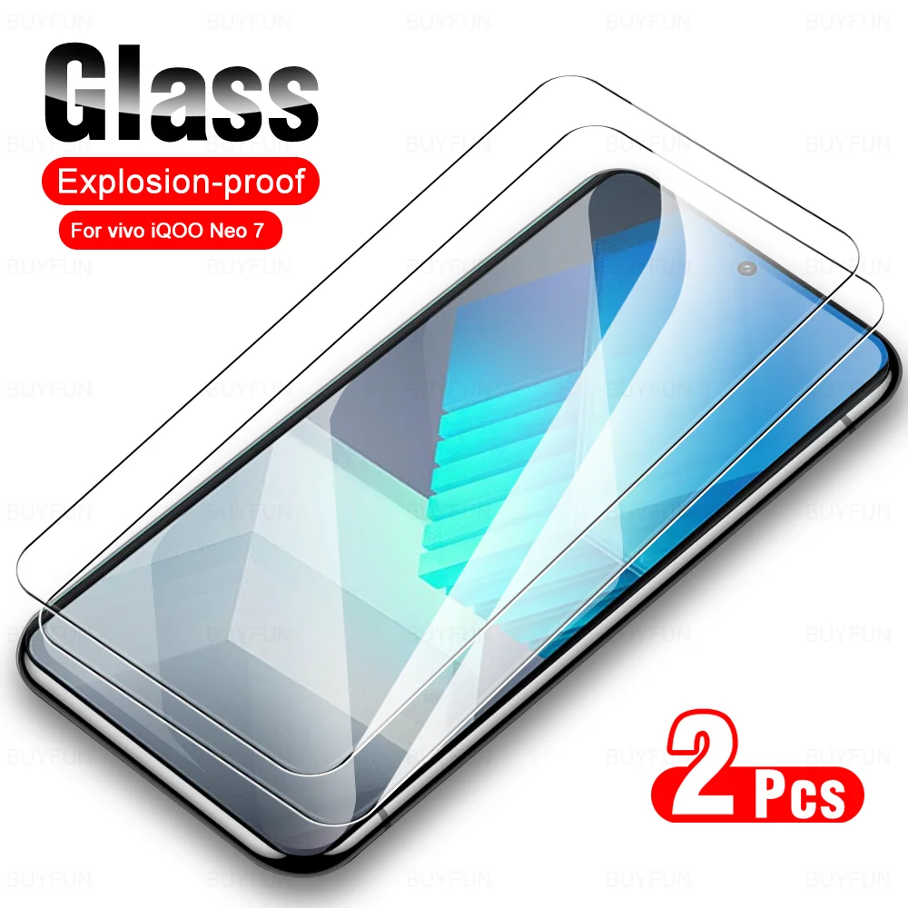 

2 шт. для vivo iQOO Neo 7 Racing V2232A защитная пленка из закаленного стекла для iQOO Neo7 5G I2214 iQOONeo7 6,78 ''9H Защитная пленка для экрана