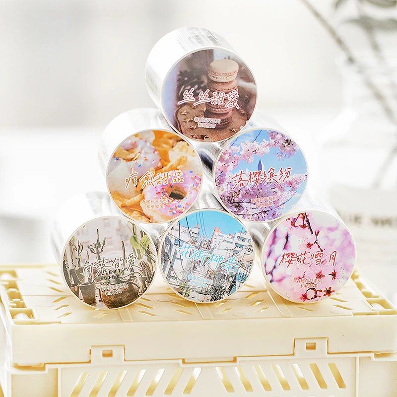 

Yoofun 3m Masking Washi Tape Spring Sakura Tapes for Scrapbooking Collage Junk Journal Aesthetic Stickers Stationery